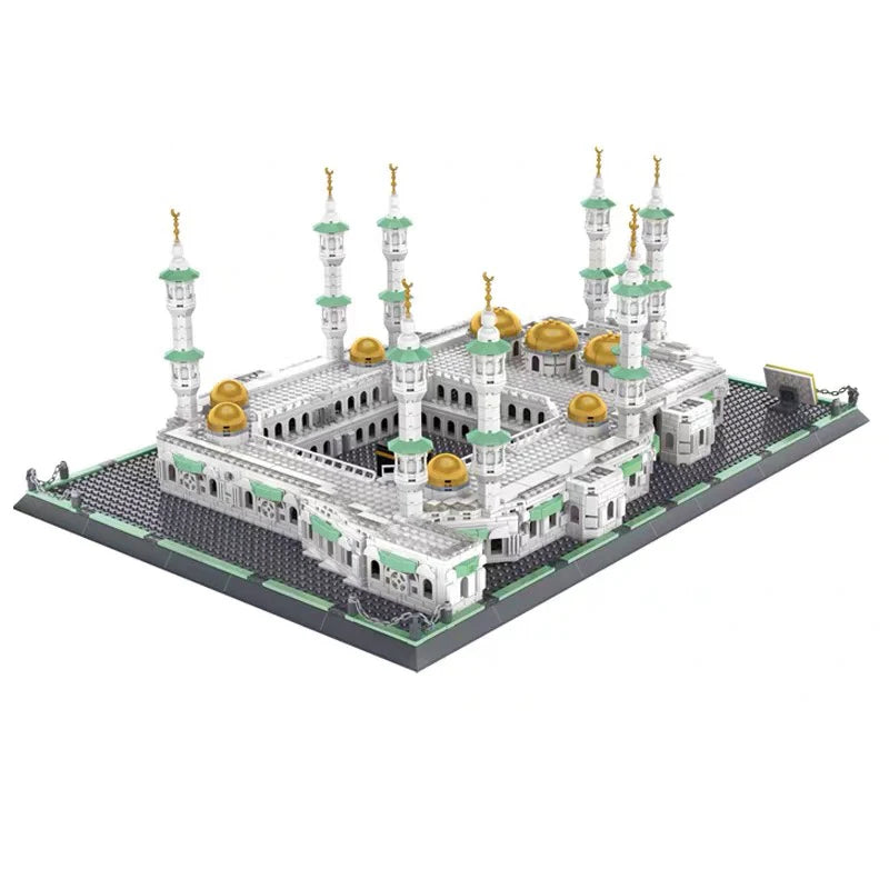 Street View Series The Great Mosque of Mecca Building Blocks Creative Expert Classic MOC Architecture Model Bricks Toys For Boy