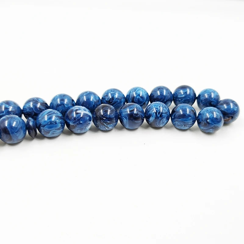 Tasbih blue resin Muslim man bracelet 33 45 51 99 100 Rosary prayer beads  islamic fashion bracelet Misbaha