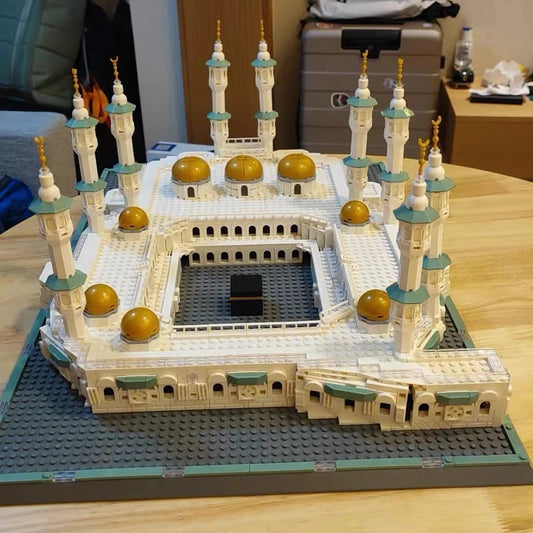 Street View Series The Great Mosque of Mecca Building Blocks Creative Expert Classic MOC Architecture Model Bricks Toys For Boy