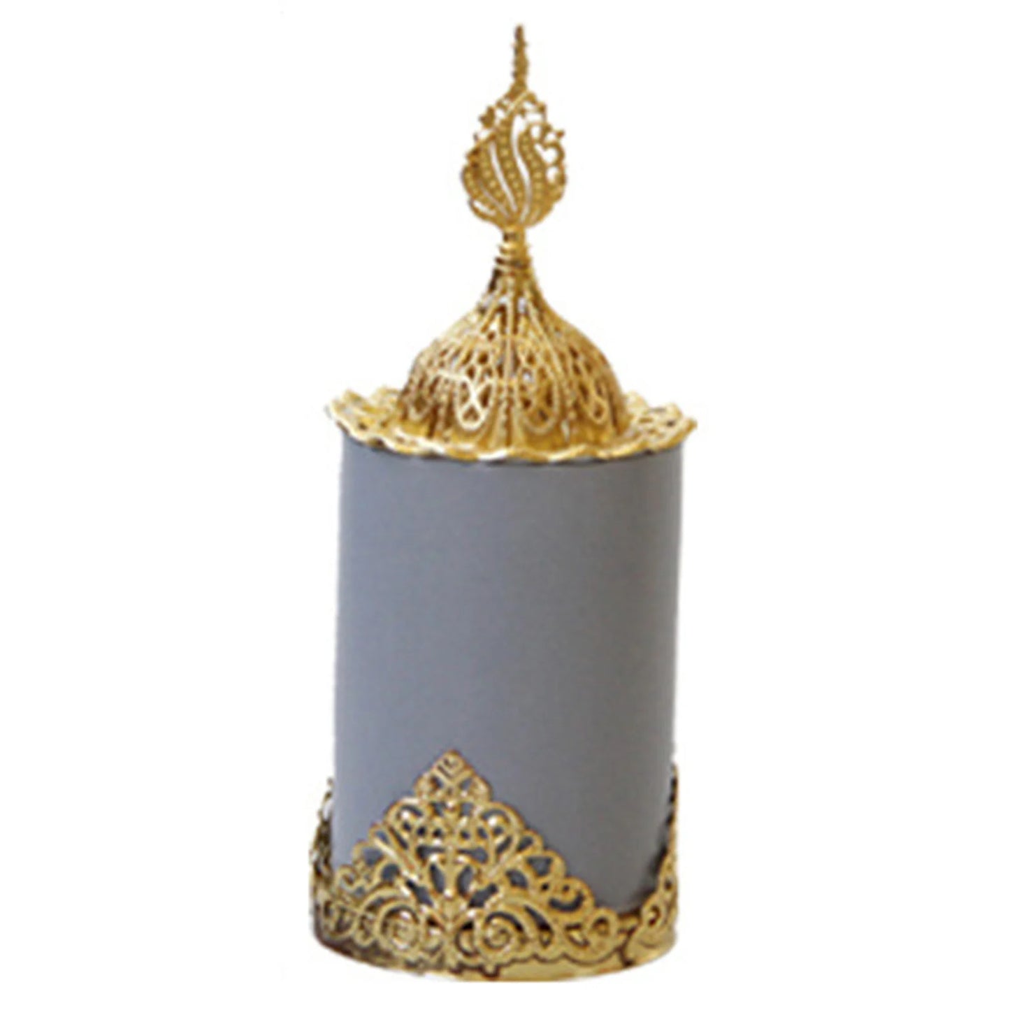 Incense Burner For Ramadan Cylinder Metal Arabic Incense Burner Pot For Eid Aromatherapy Ornament Home Aromatherapy Decorations