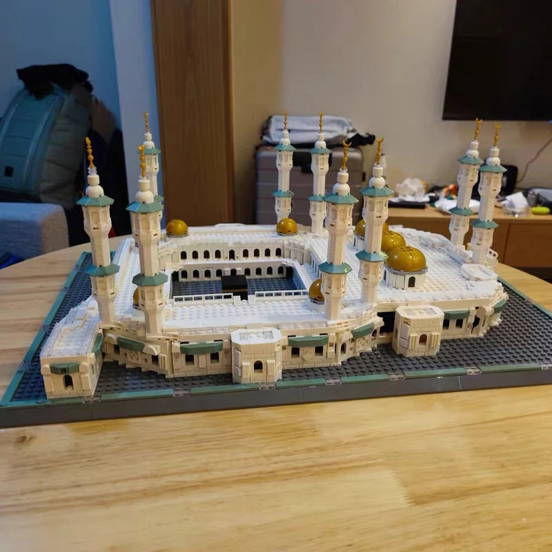 Street View Series The Great Mosque of Mecca Building Blocks Creative Expert Classic MOC Architecture Model Bricks Toys For Boy