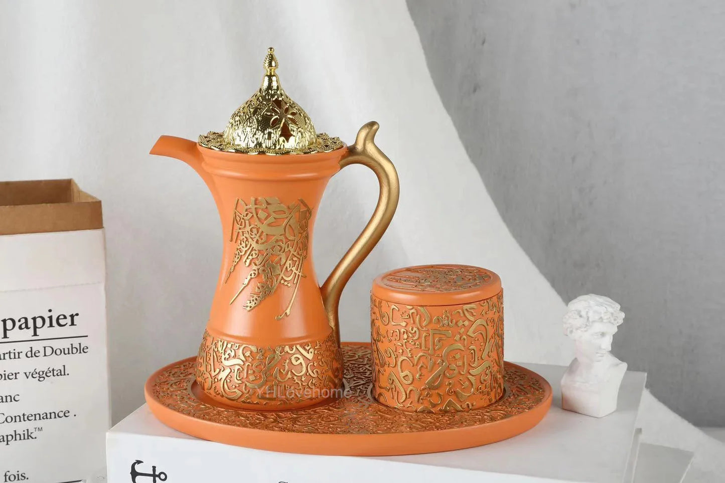 3In1 Arabic Incense Middle East Muslim Burners Resin Cone Censers Holder Home Decoration Crafts Christmas Gifts