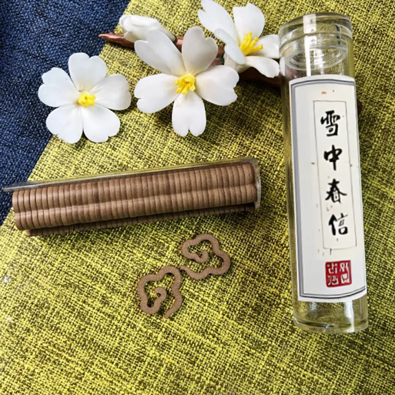 Vertical Incense Burner Alloy Hollow Incense Holder Xiangyun Stickless Powder Lasting Fragrance Incense Accessories Home Ornamen