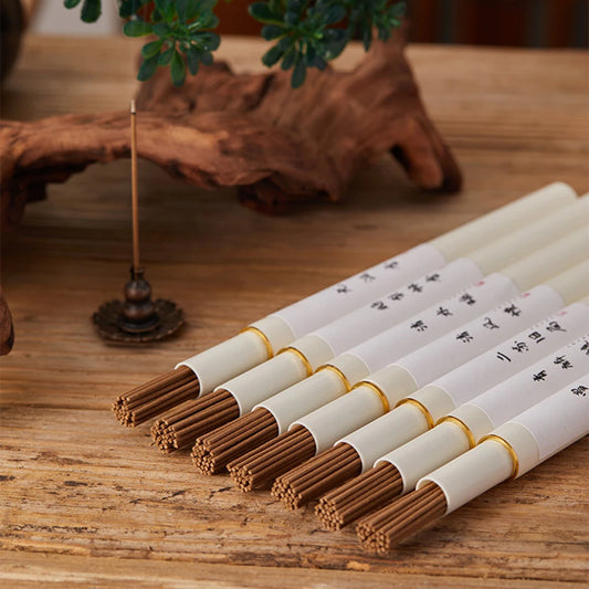 20 Sticks Natural Sandalwood Incense Sleep Chinese Home Incense Sticks Aromatherapy Room Fragrance Buddhist Supplies