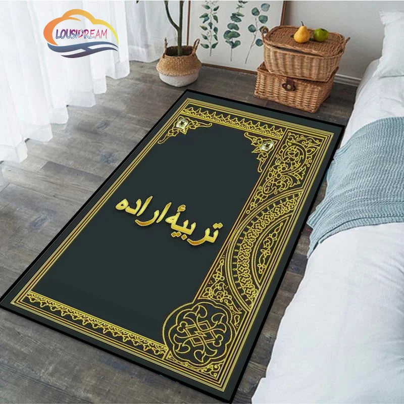 Religious carpet Turkish Prayer Rug     for Woman Personalize  Mat Janamaz Muslim Carpet Islam