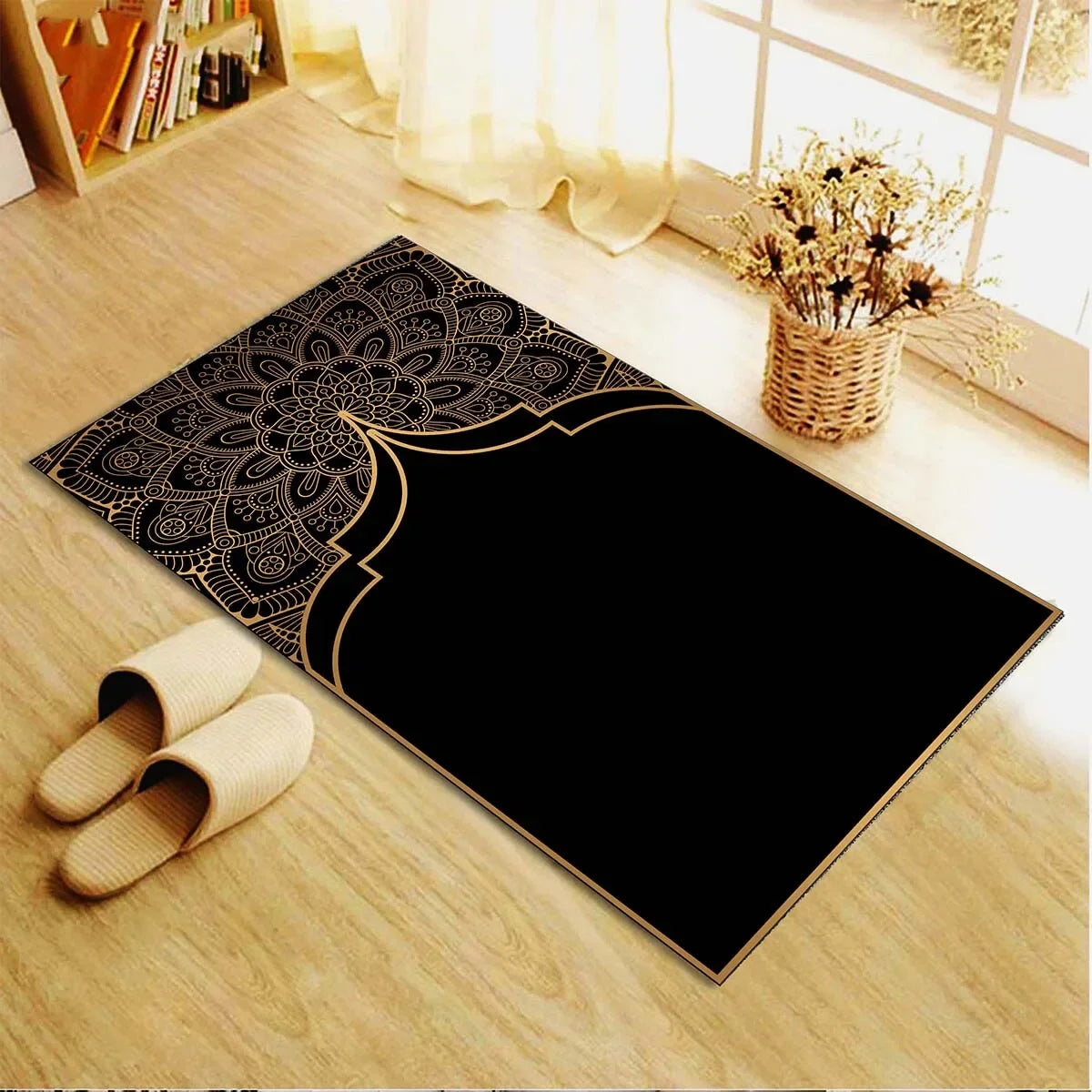 Muslim Prayer Rugs Floor Mats Carpet for Living Room Doormat Plush Non-slip Chair Mat Bathroom Carpet