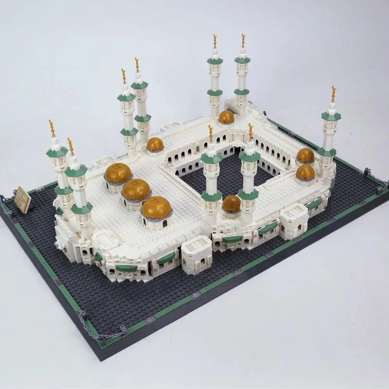 Street View Series The Great Mosque of Mecca Building Blocks Creative Expert Classic MOC Architecture Model Bricks Toys For Boy