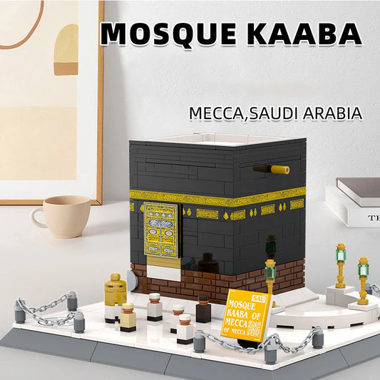 4226 Popular Architecture Cathedrale Mosque Kaaba Saudi 446PCS MOC Puzzle Bricks Building Block Set Kid's Educational Toys