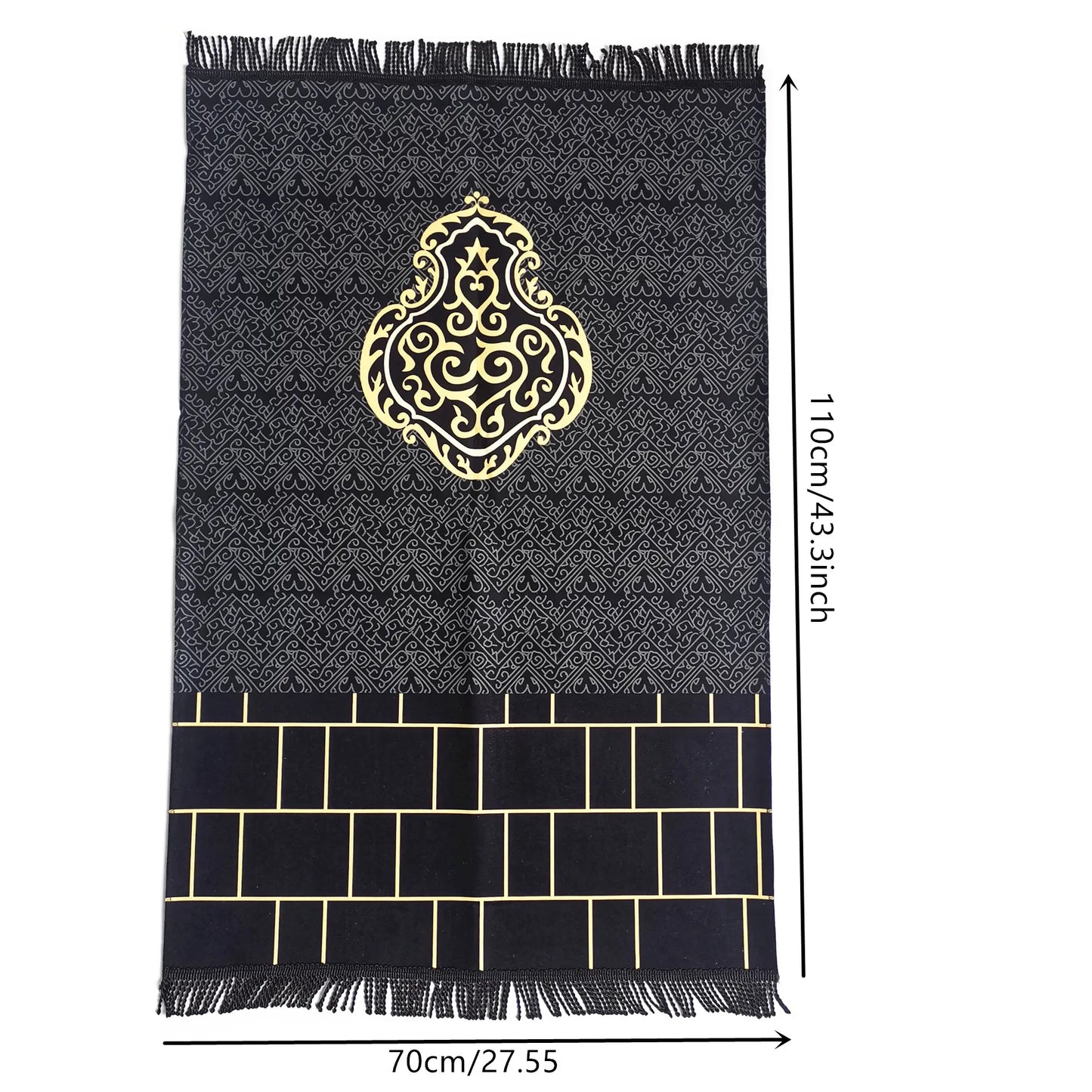 Muslim Prayer Rug Sajadah for Islam Prayer Carpet Mat Light weight Foldable Ramadan Praying Mat Islamic Eid Ramadan Rug