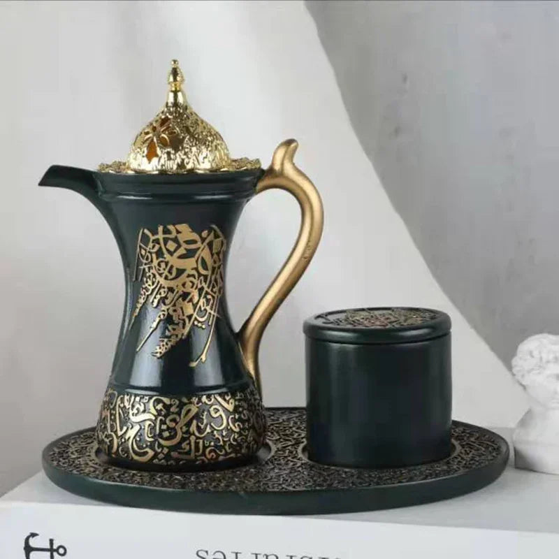 3In1 Arabic Incense Middle East Muslim Burners Resin Cone Censers Holder Home Decoration Crafts Christmas Gifts