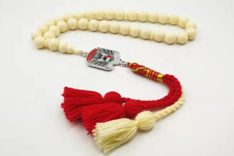 United Arab Emirates Imitation ivory Resin Tasbih Misbaha Muslim Rosary